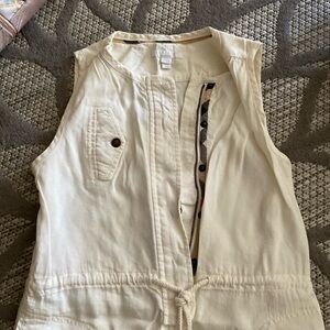 Burberry girls linen dress sz 14